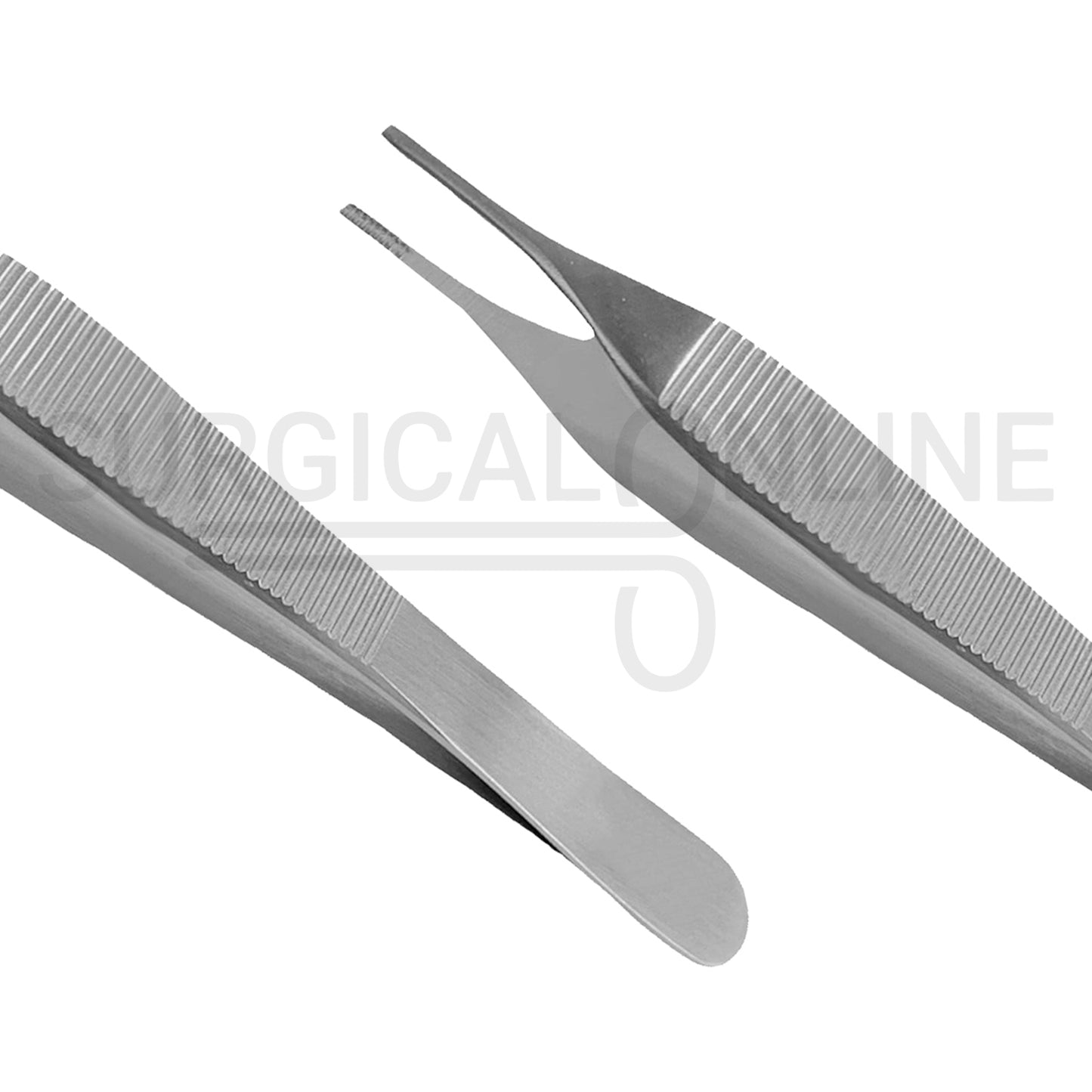 Adson Brown Tissue Forceps With 9X9 Teeth 4.75"
