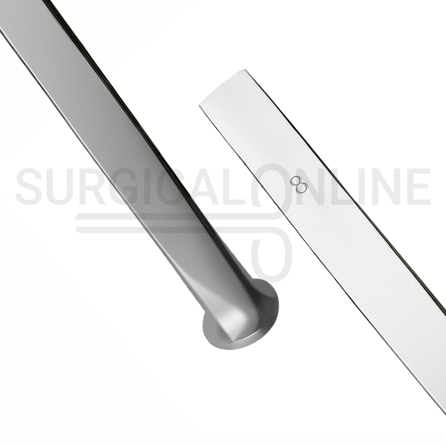 US Army Pattern Osteotome 6.25" Straight 8mm Wide