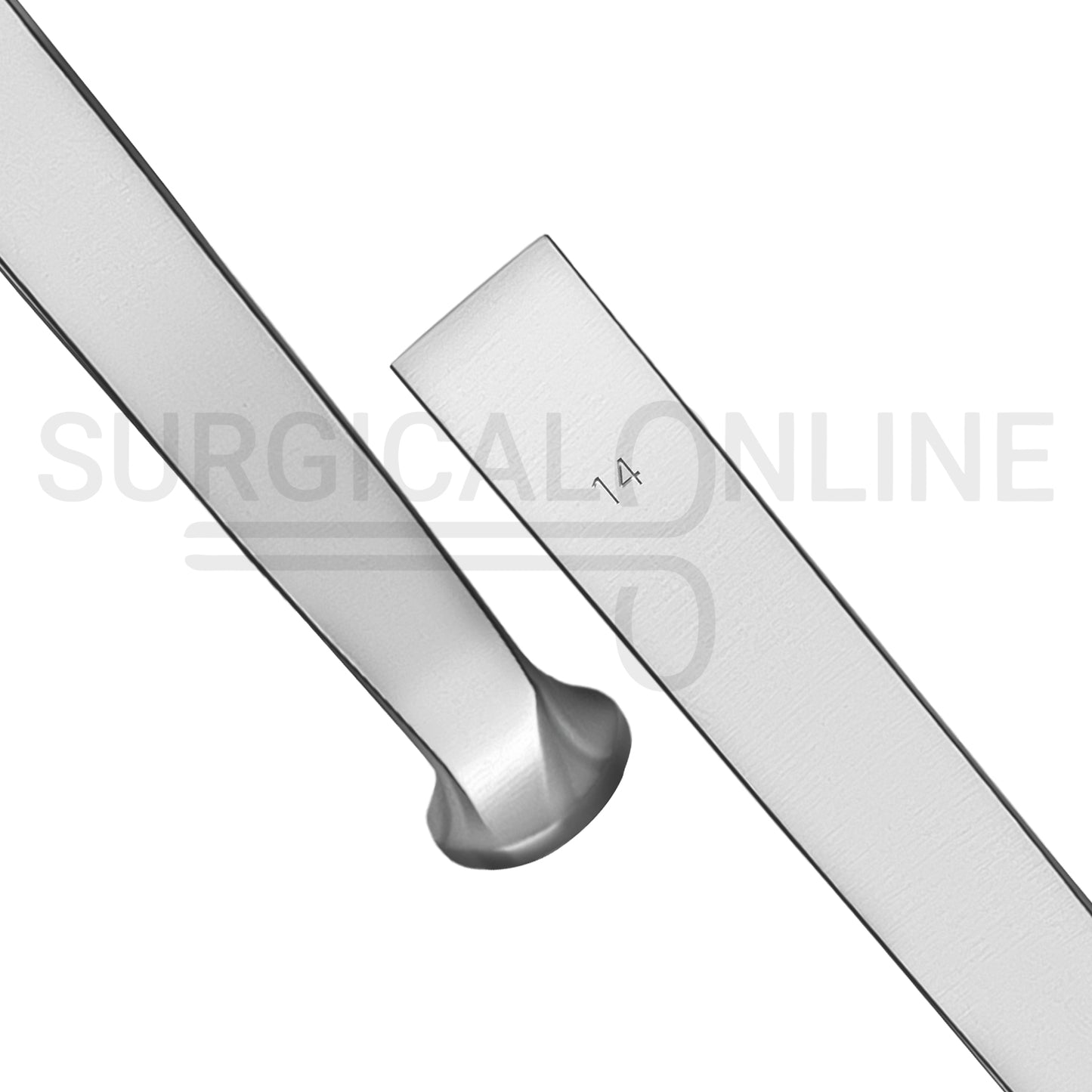 US Army Pattern Osteotome 6.25" Straight 14mm Wide