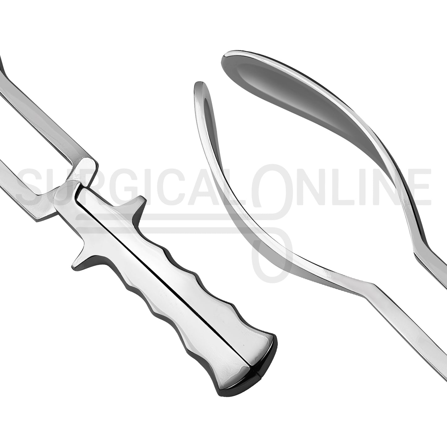Simpson Luikart Obstetrical Forceps 14″ Solid Blade