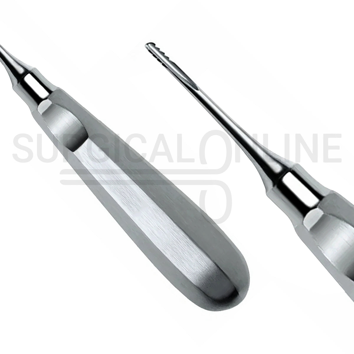 Serrated Dental Elevator 2mm Tip 6″