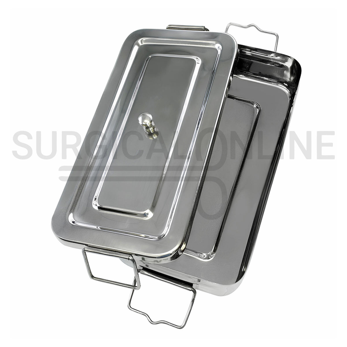 Instruments Sterilization Box 5″ × 10″ × 2″ With Lid