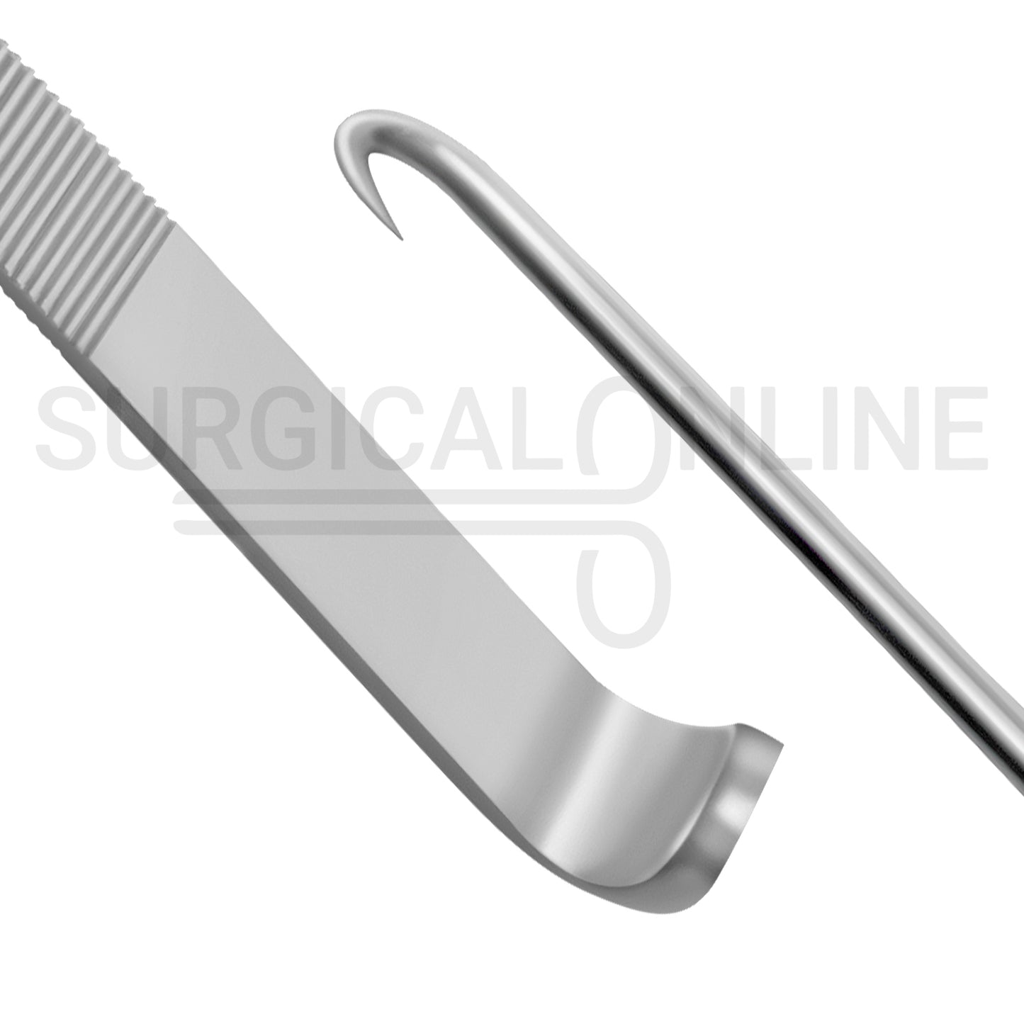 News Tracheal Hook Retractor 6″ Curved Sharp End