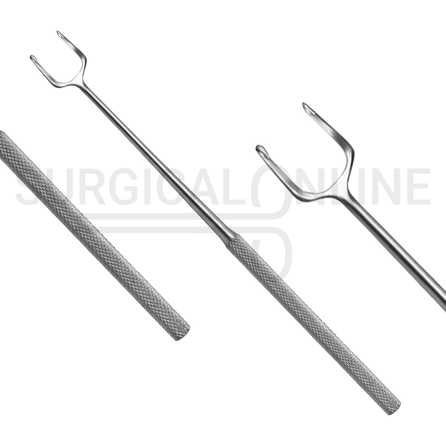 Joseph Skin Hook Single Ended Sharp 2 Prong 12mm 6.25"