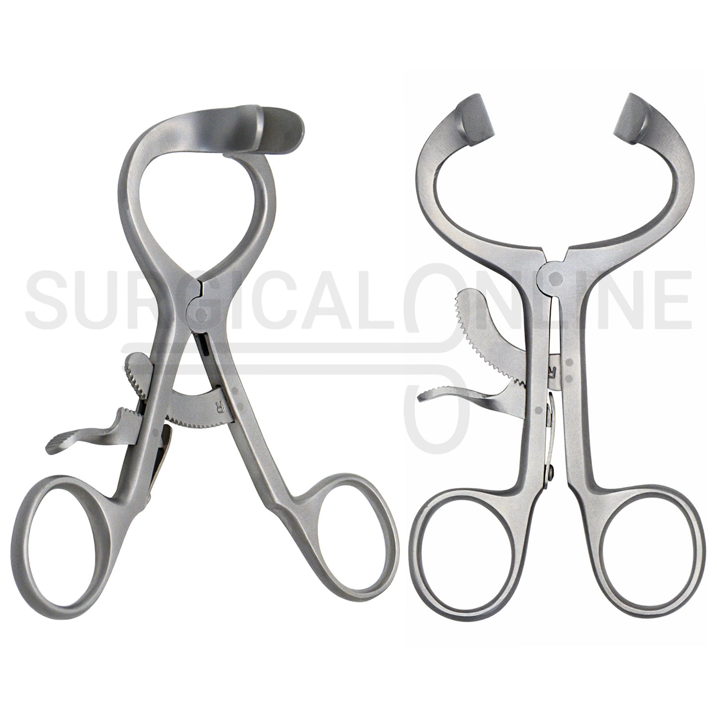 Molt Mouth Gag Retractor 4.5″ Curved Blades Child