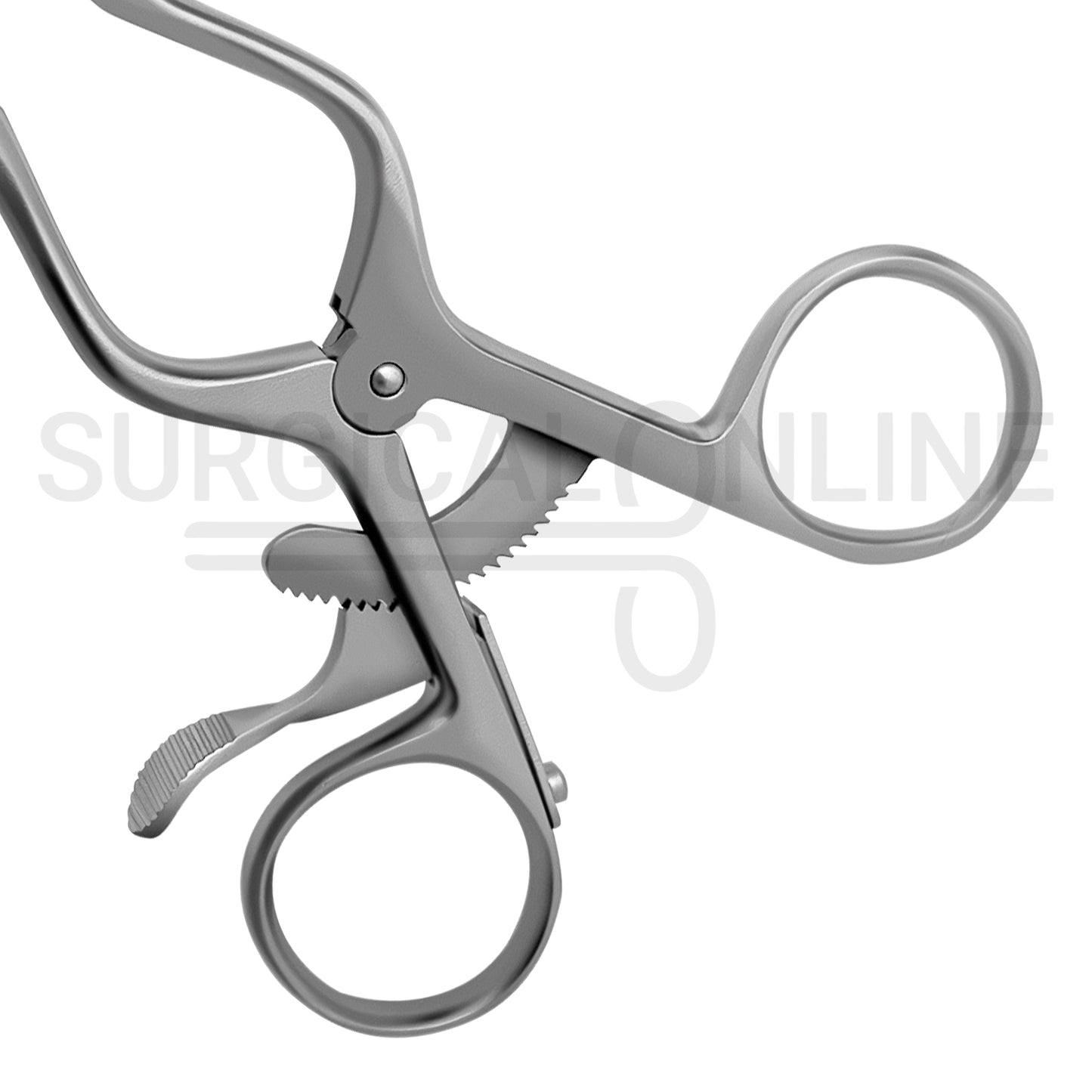 Beckman-Weitlaner Retractor With Hinged Blades 3X4 Prong Sharp 6.50"
