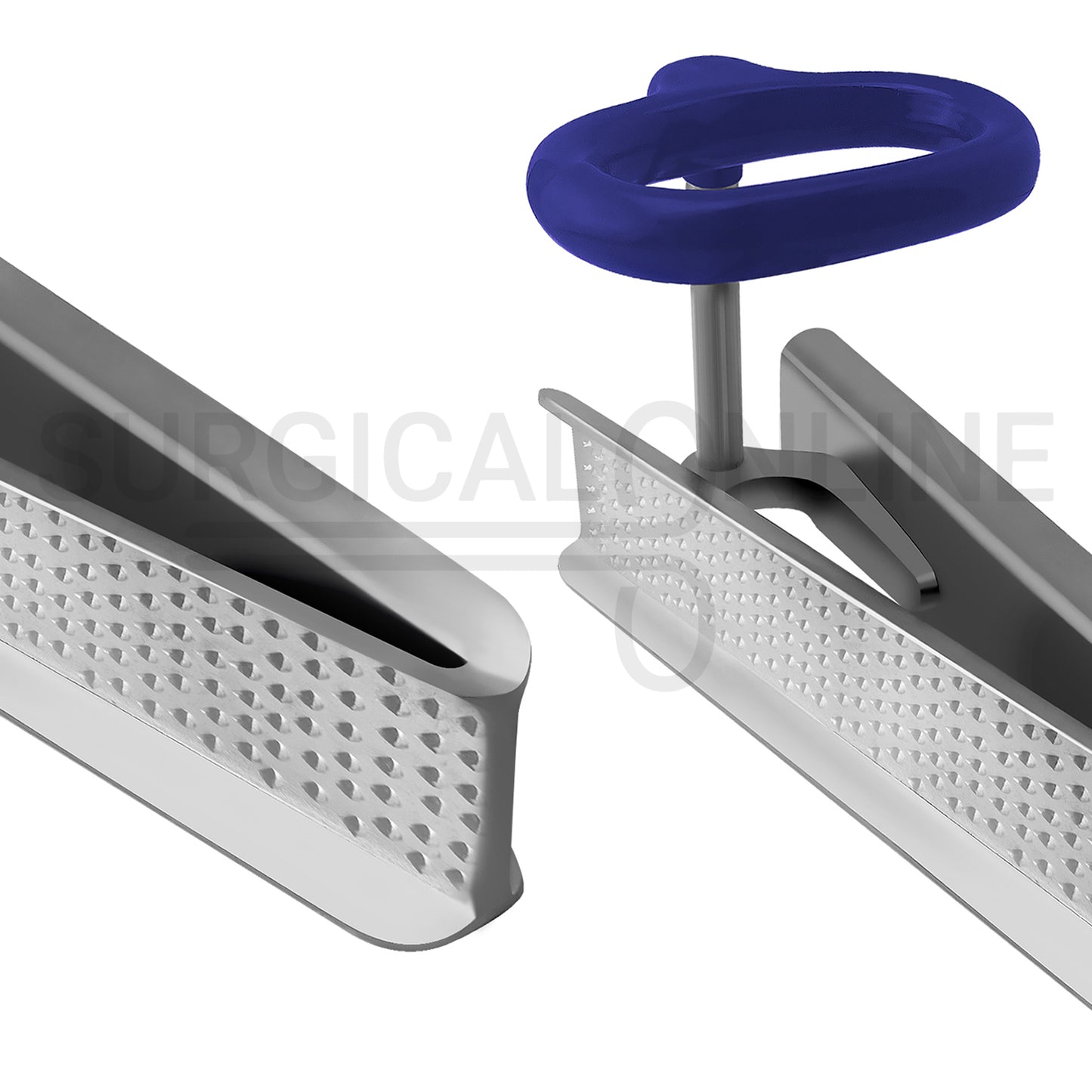 Bayer Wedge Gag Horse Speculum 8.2″ With Blue PVC Coated Ring Handle