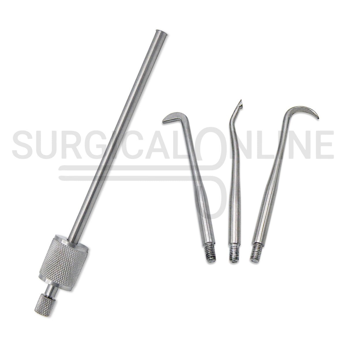 Morrel Crown Remover With 3 Attachment Tips Set