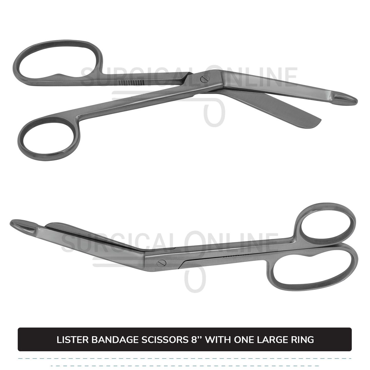 Lister Bandage Scissor 8" with One Large Ring