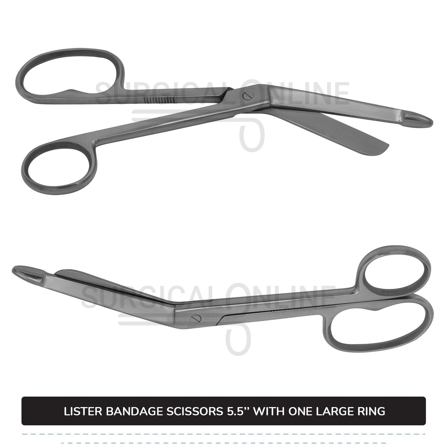 Lister Bandage Scissor 5.5" with One Large Ring