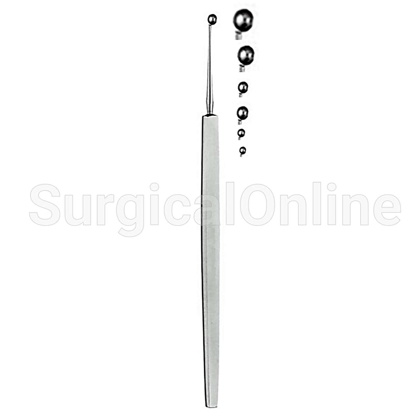 Meyhoefer Chalazion Curette, 5" (12.7 cm), Size 1, 1.7 mm