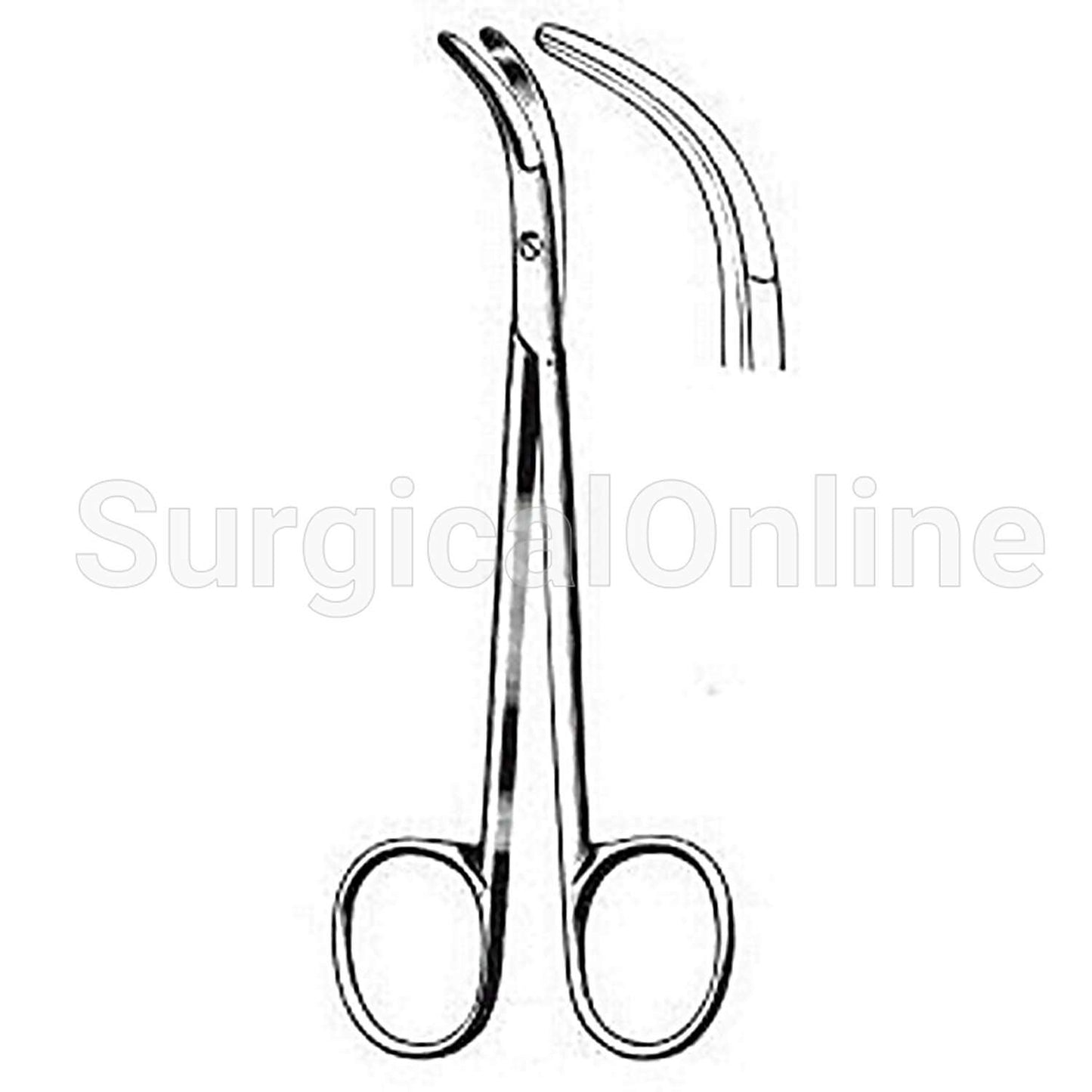 Fomon Scissors Lower Lateral Cud 5.25"