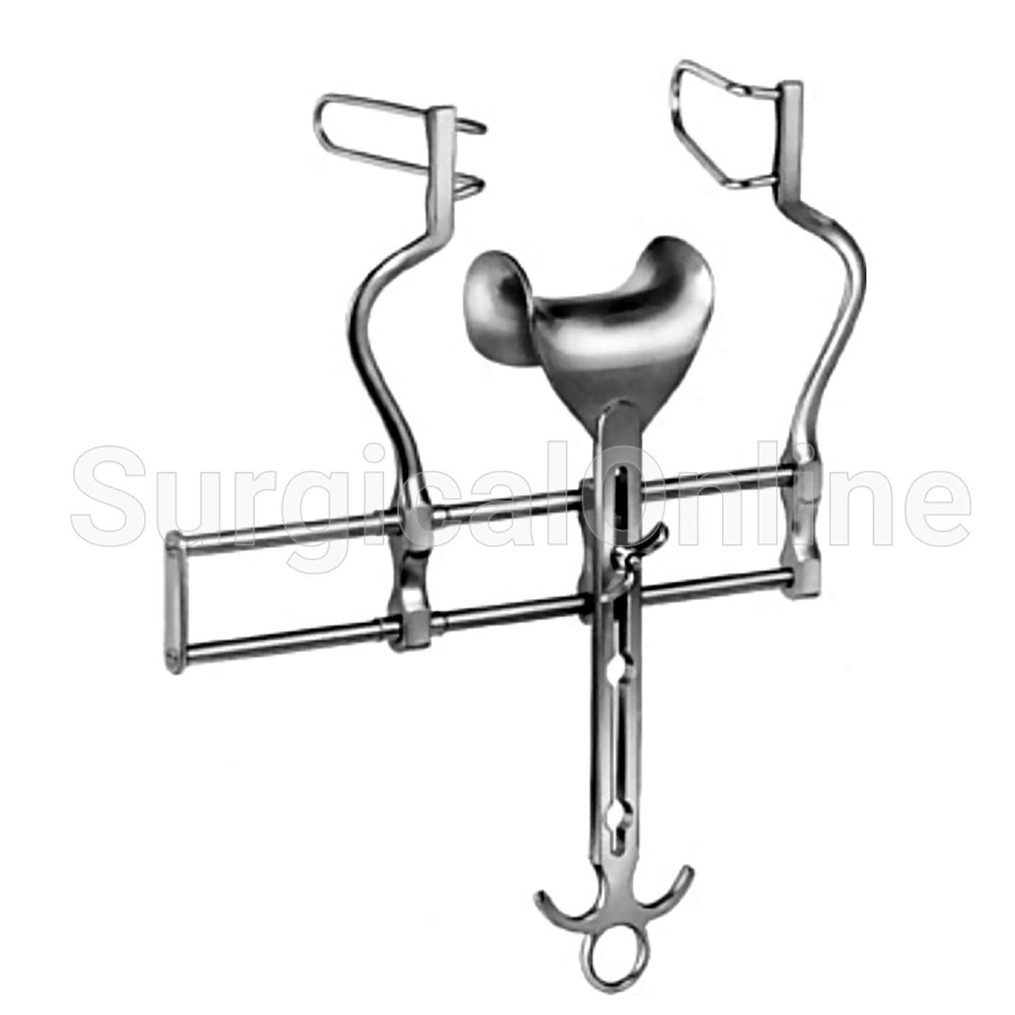 Balfour Abdominal Retractor With Fenestrated Blades 2" Deep 10" Spread