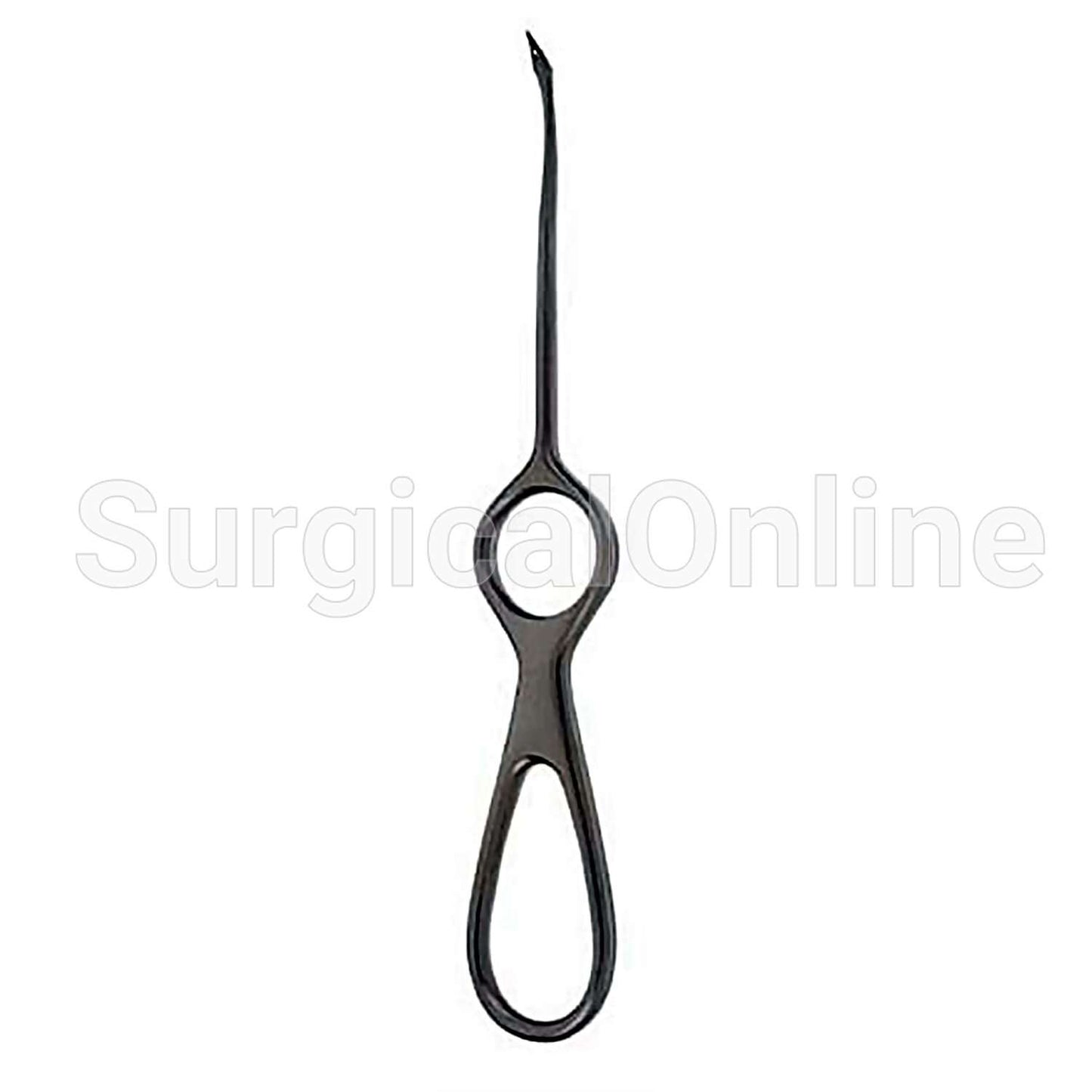 Obwegeser Maxillary Awl For Wire Suturing 7", Strong Curve