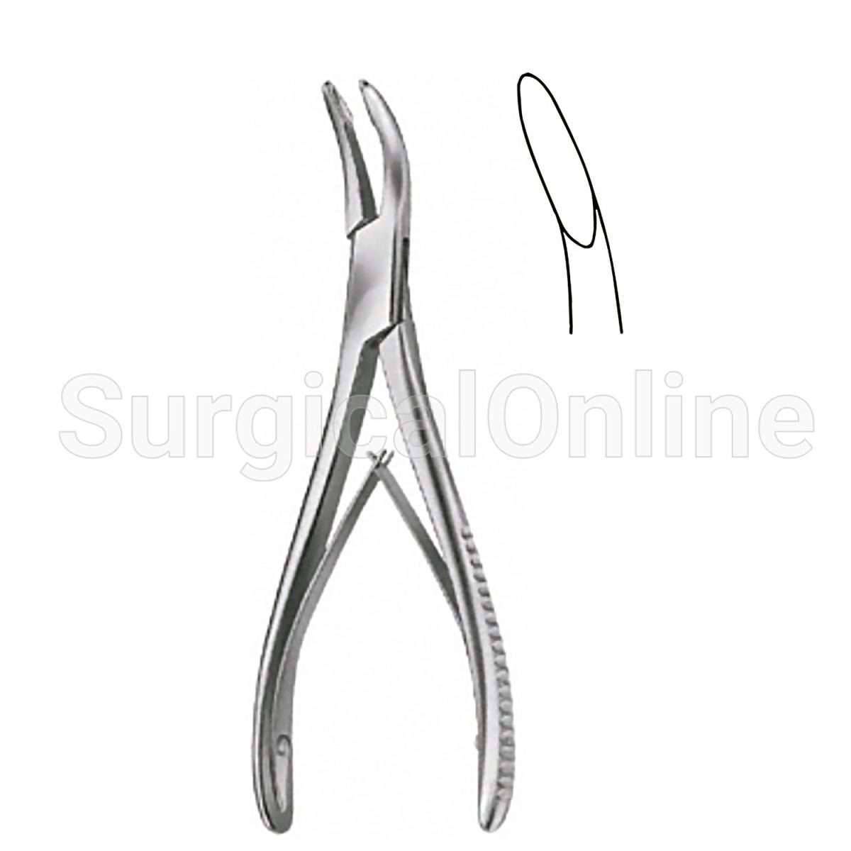 Bane Rongeur 3mm X 16mm Bite Curved 7.00"