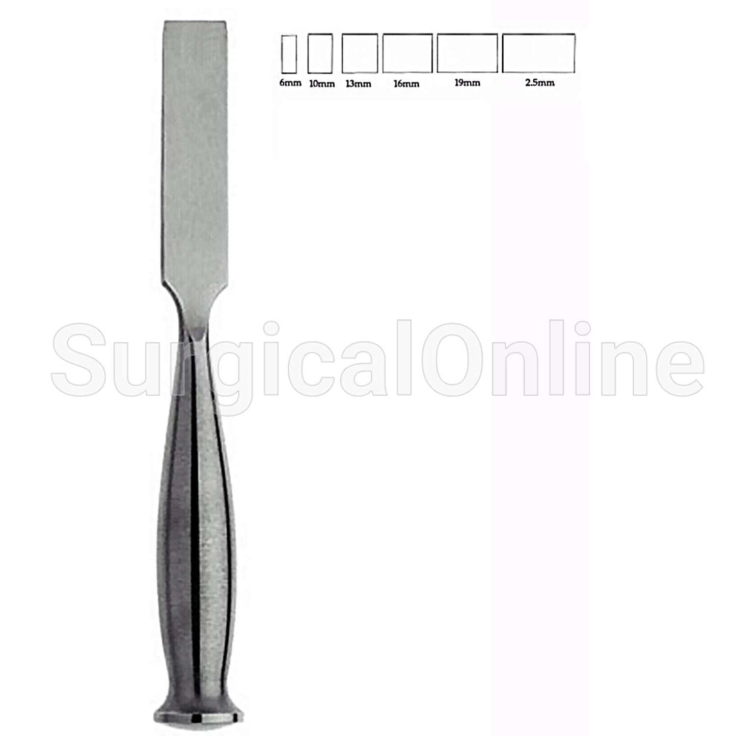 Smith-Peterson Osteotome 1.3cm Straight 8.00"(20.3 cm)