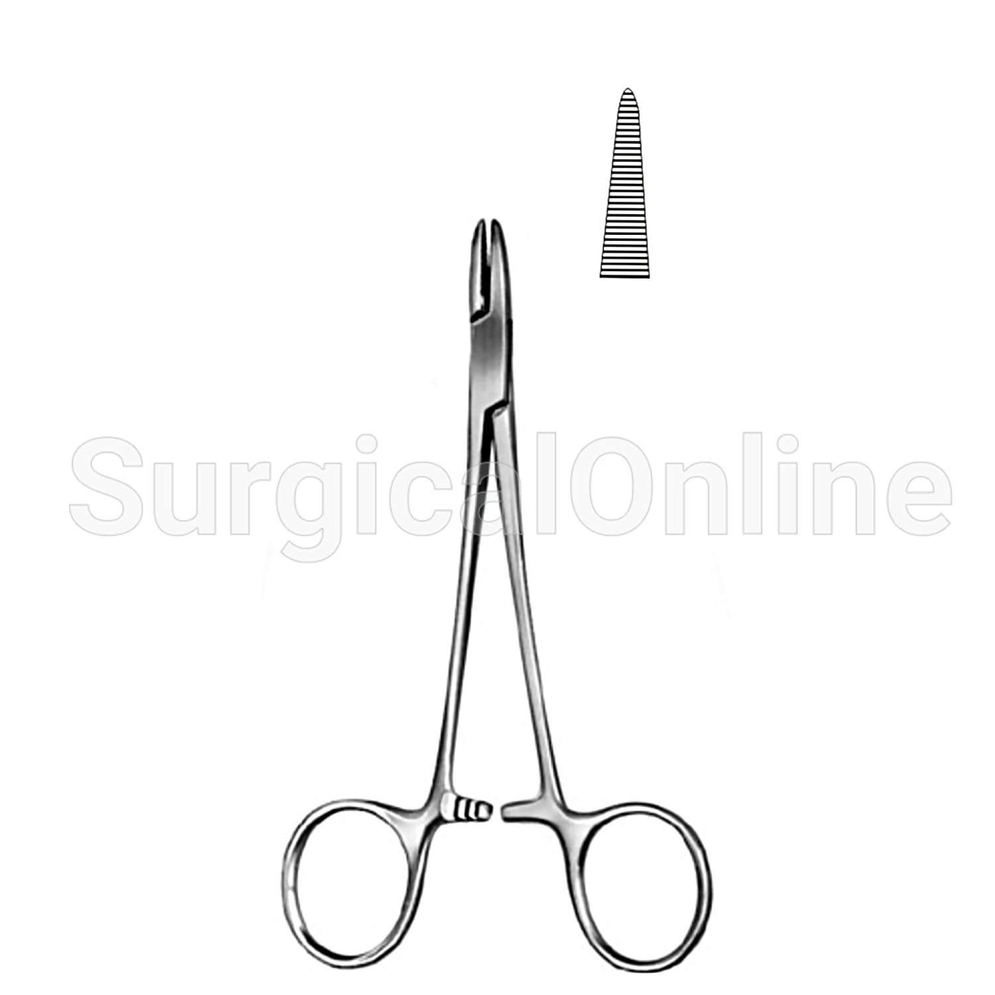 Brown Needle Holder 5.25"