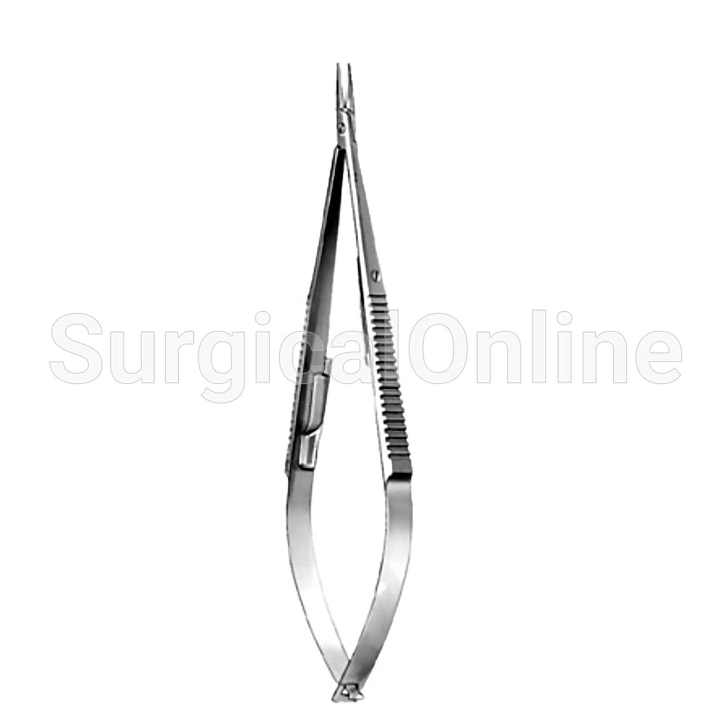 Jacobson Micro Needle Holder Str. W/Lock 7.00"