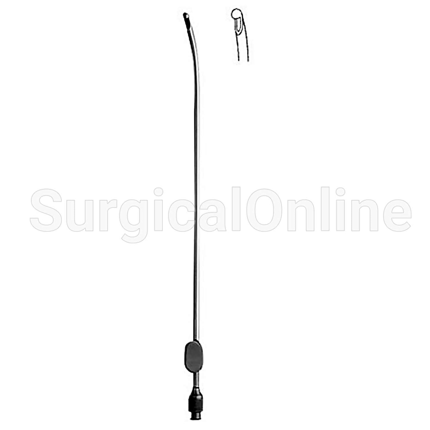 Randall Endometrial Suction Biopsy Curette 9.75" (24.8 cm), With Luer Hub, 4mm Dia