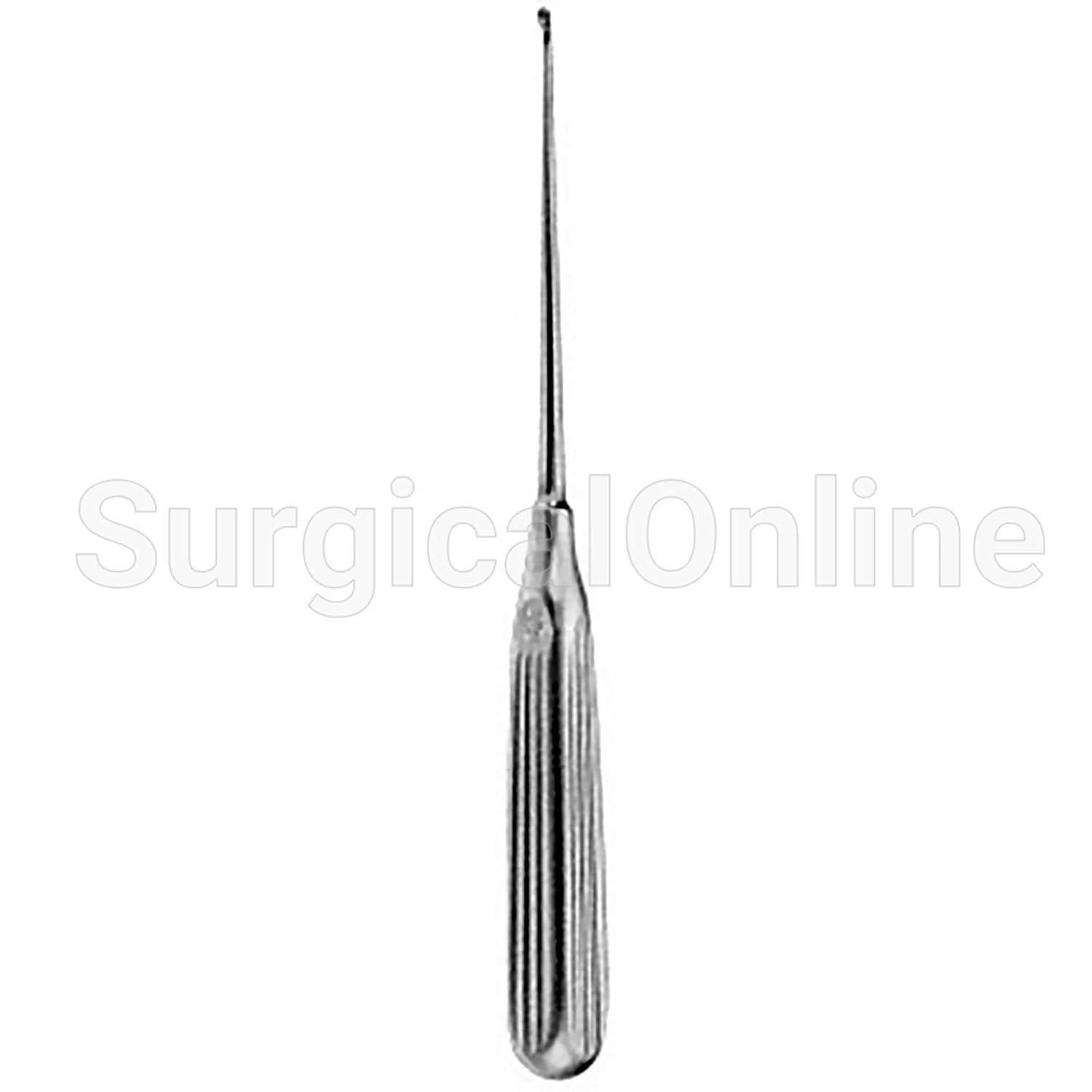 Lempert Endaural Curette 8.25" (21 cm), Oval Cup Size 3/0