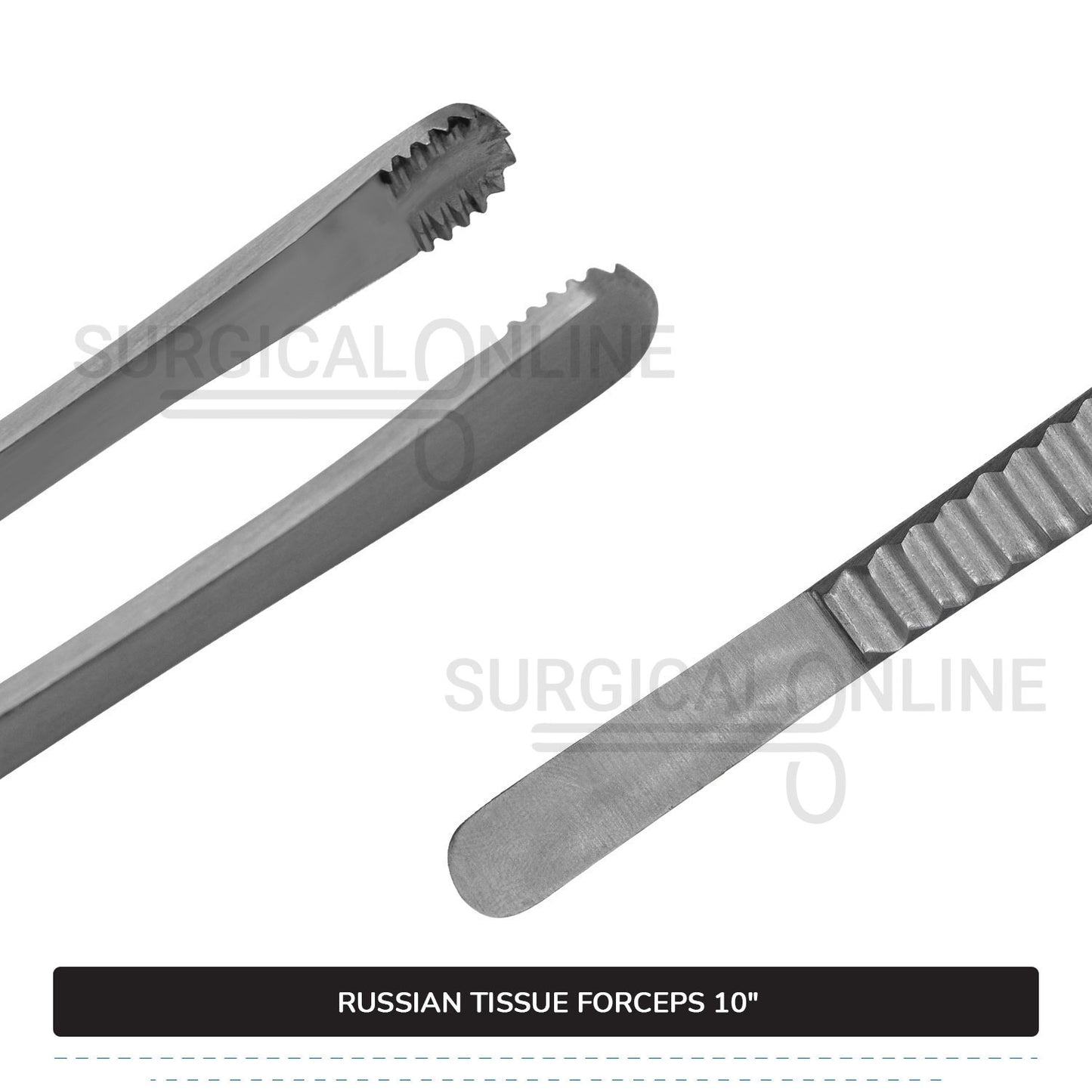 Russian Tissue Forceps 10"