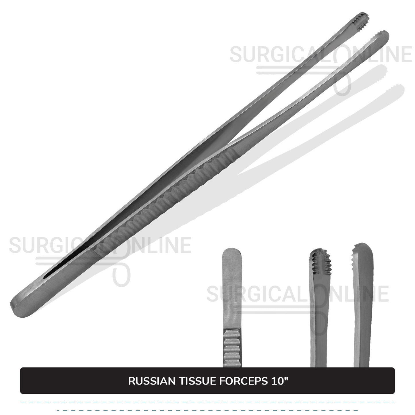 Russian Tissue Forceps 10"