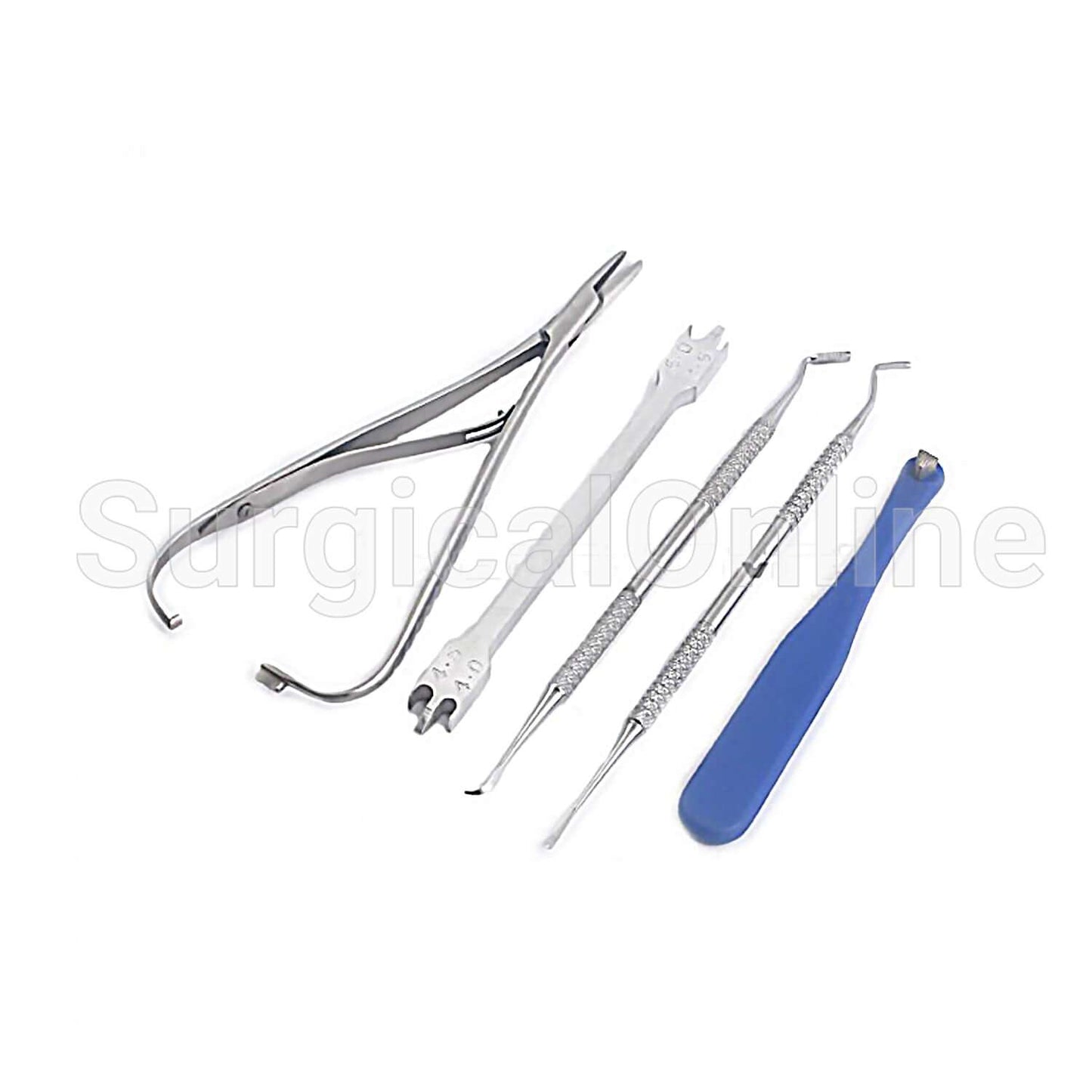 Dental Orthodontic Kit Ligature Tucker Elastic forcep Band Pusher Bracket Guage