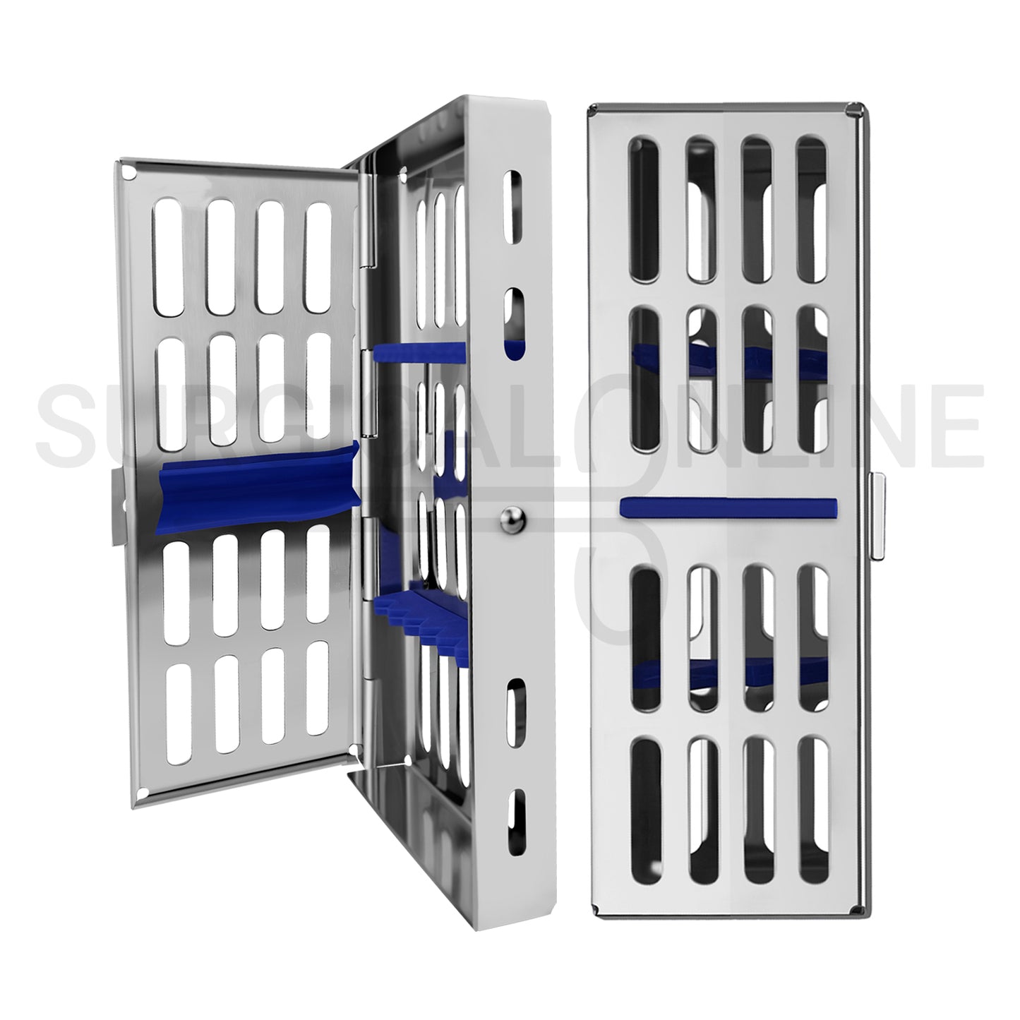 Basic Dental Set with Sterilization Cassette Rack Box Tray