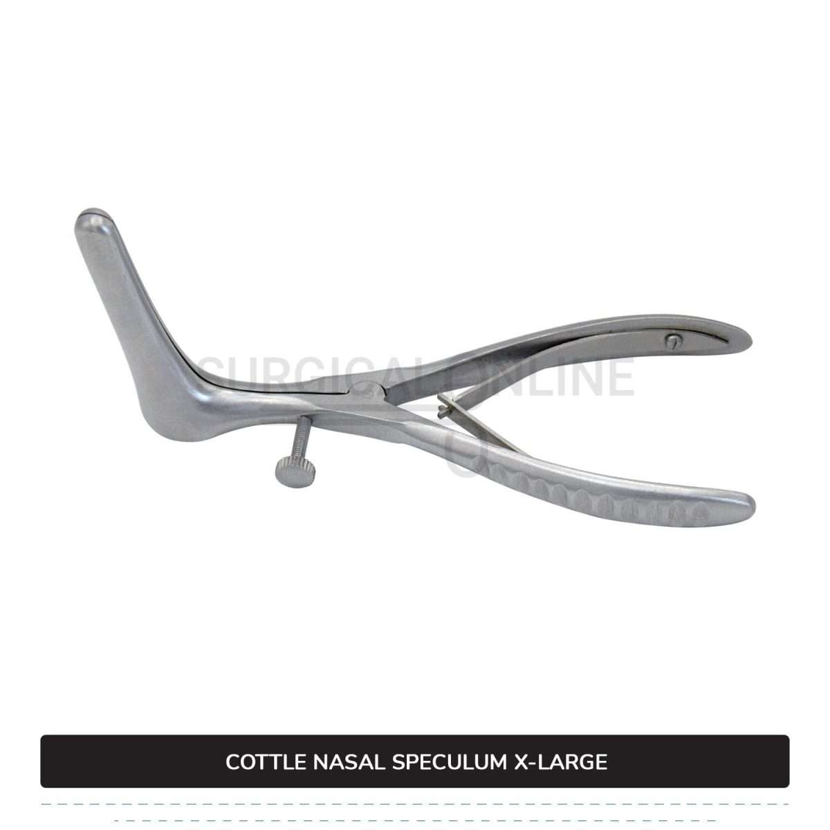 Cottle Septum Speculum X-Large 6″ (15.2 cm), With Set Screw, Narrow 90mm Long Blades