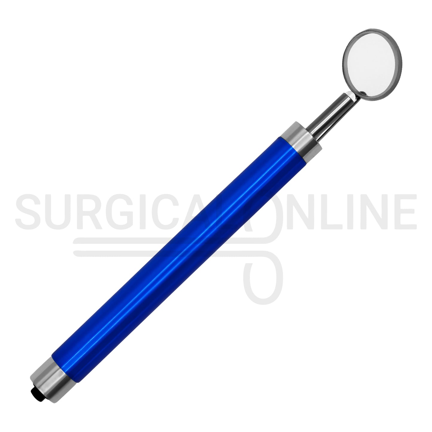 Dental Mirror with LED Light Blue Color Handle