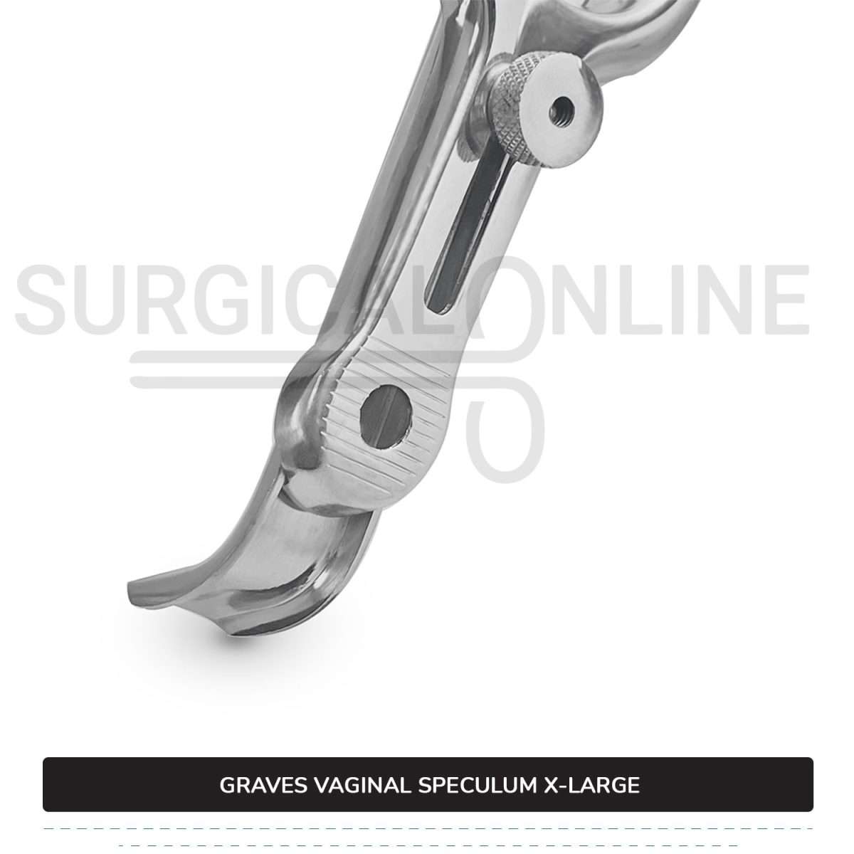 Graves Vaginal Speculum Extra Large 5.9" (15 cm) x 1.57" (4 cm)