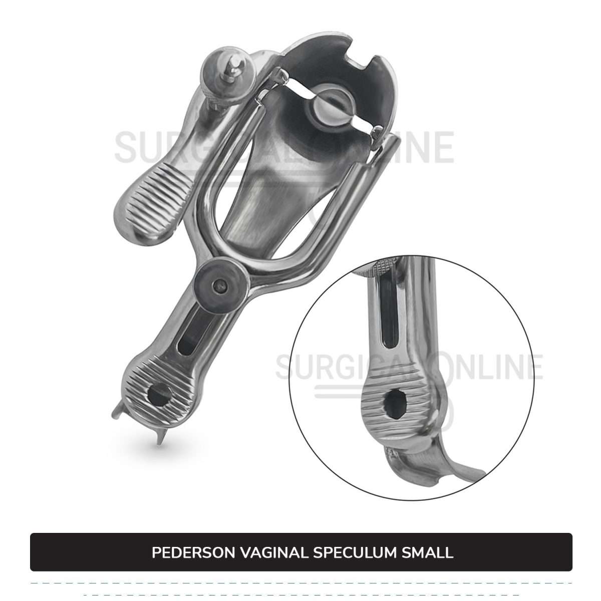 Pederson Vaginal Speculum Small, 1/2" (1.3 cm) X 3" (7.6 cm)