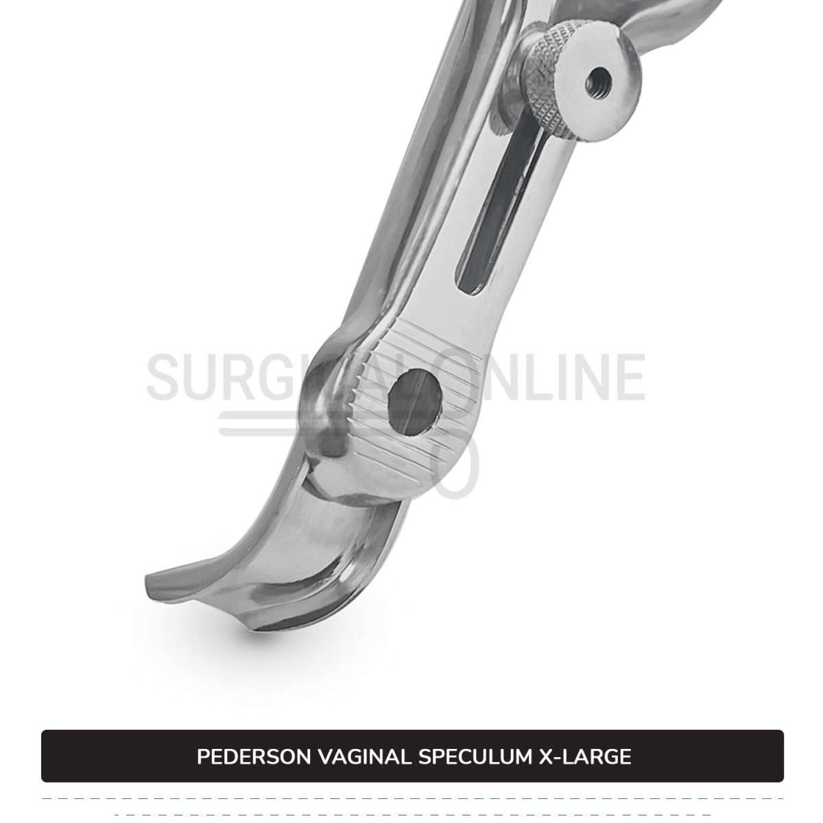 Pederson Vaginal Speculum X-Large, 1" (2.5 cm) X 6 1/4" X (16.5cm)