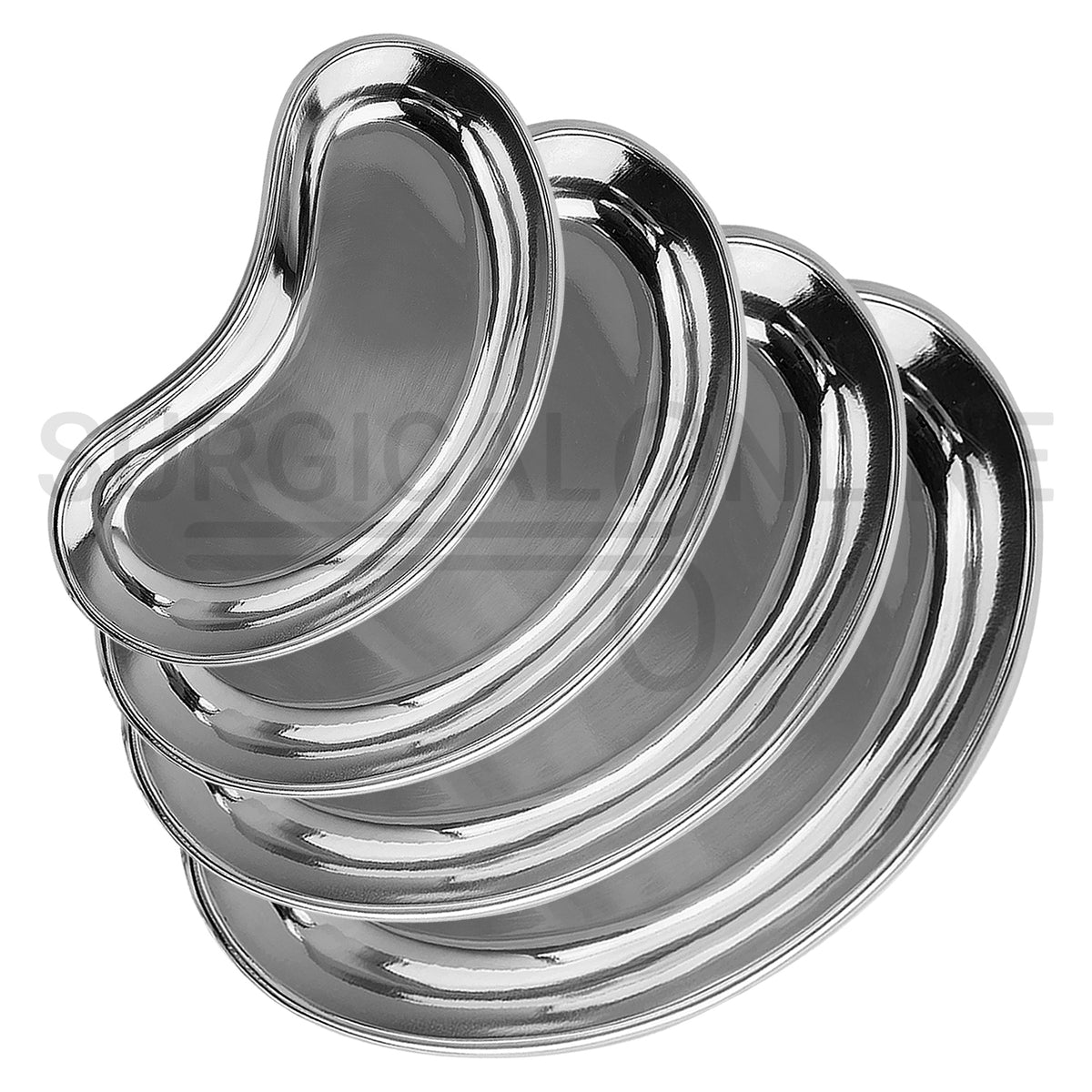 4 Pcs Emesis Basin Kidney Tray 6″, 8″, 10″ & 12″ Bowl Set