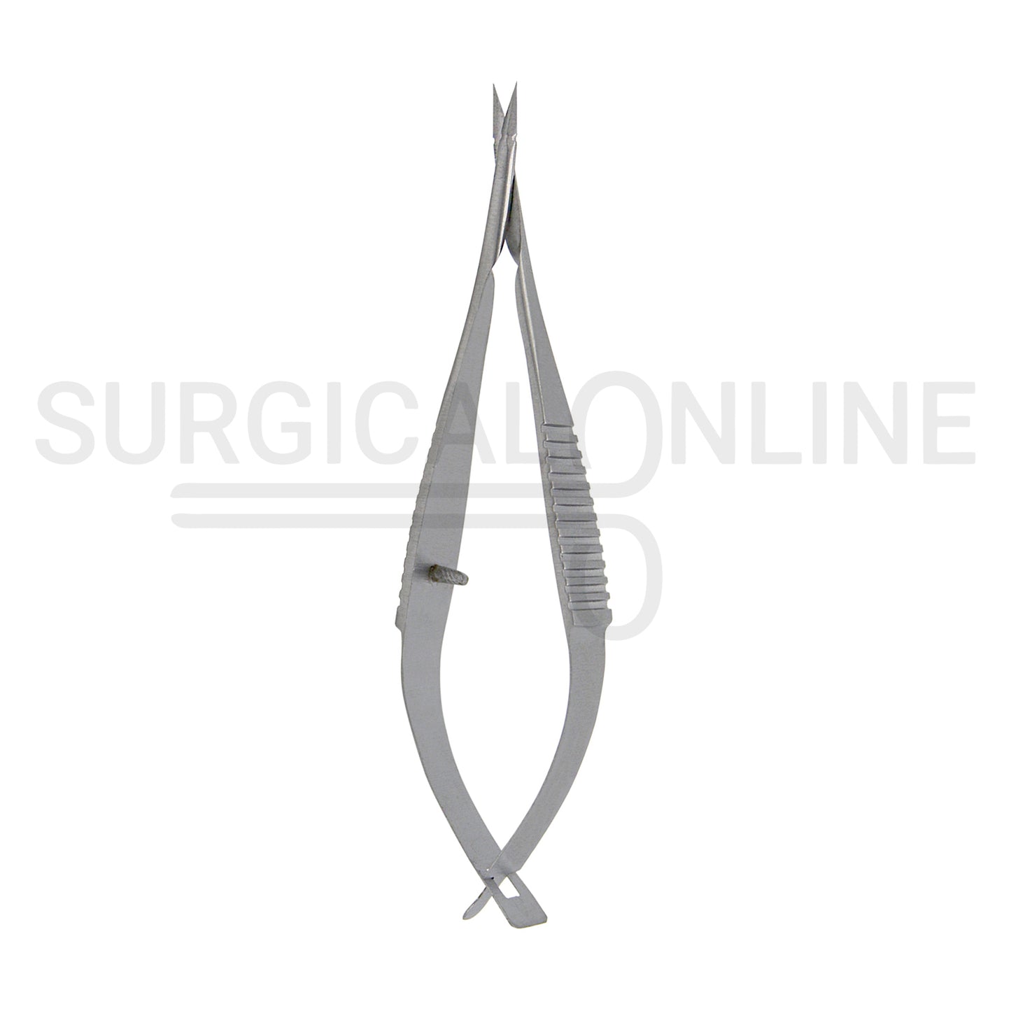 Micro Vannas Scissors Spring Handle 3″ Straight Sharp Blades