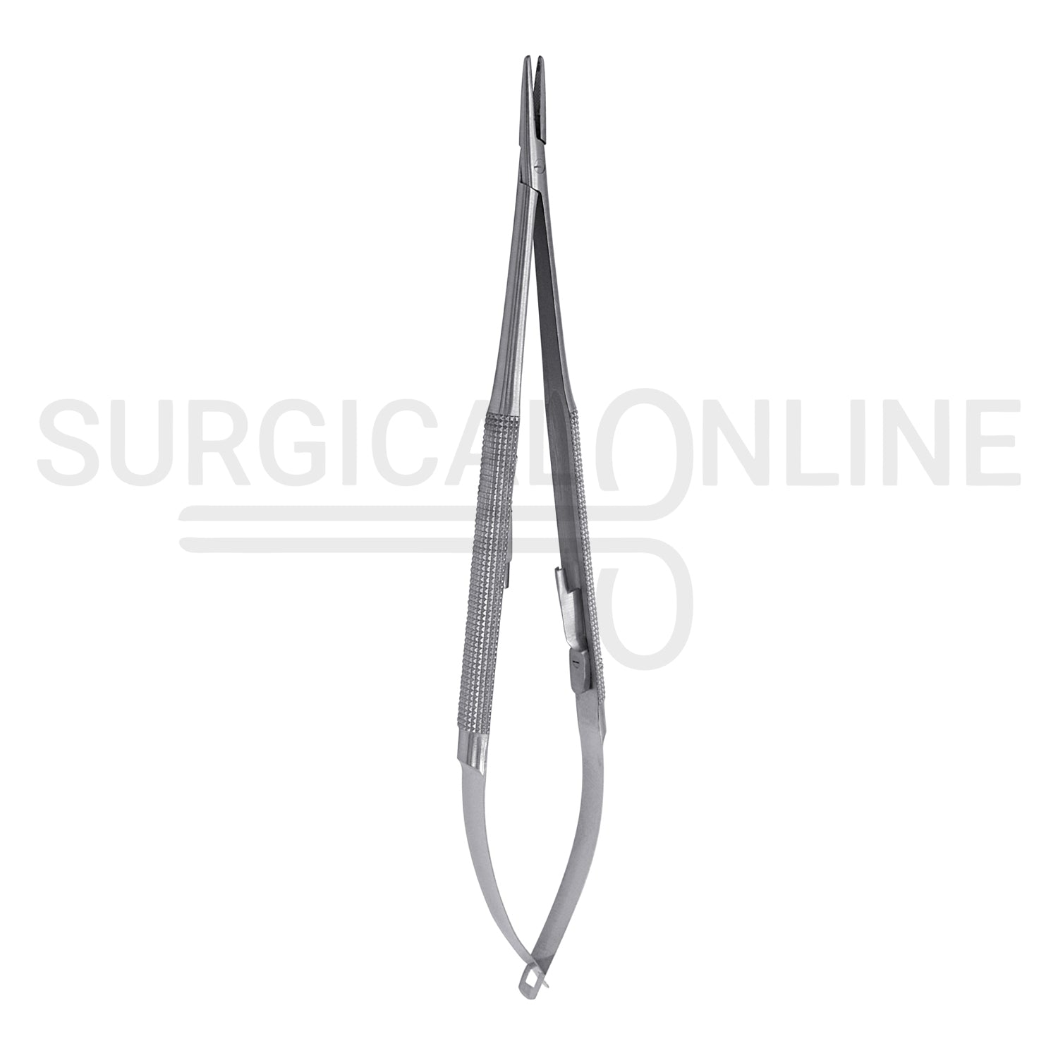 Castroviejo Needle Holder 5.5″ Straight Serrated Tip With Lock