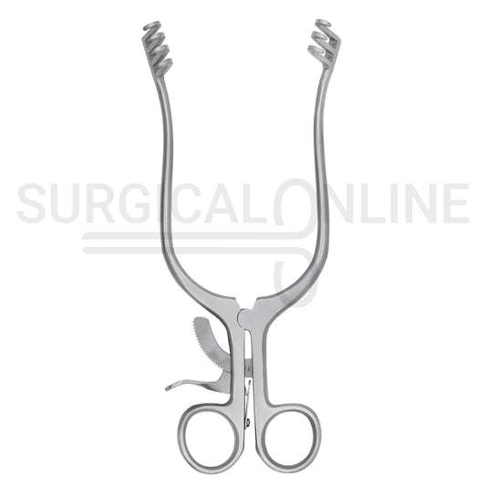 Weitlaner Self-Retaining Retractor 3X4 Prong Blunt 9.50"