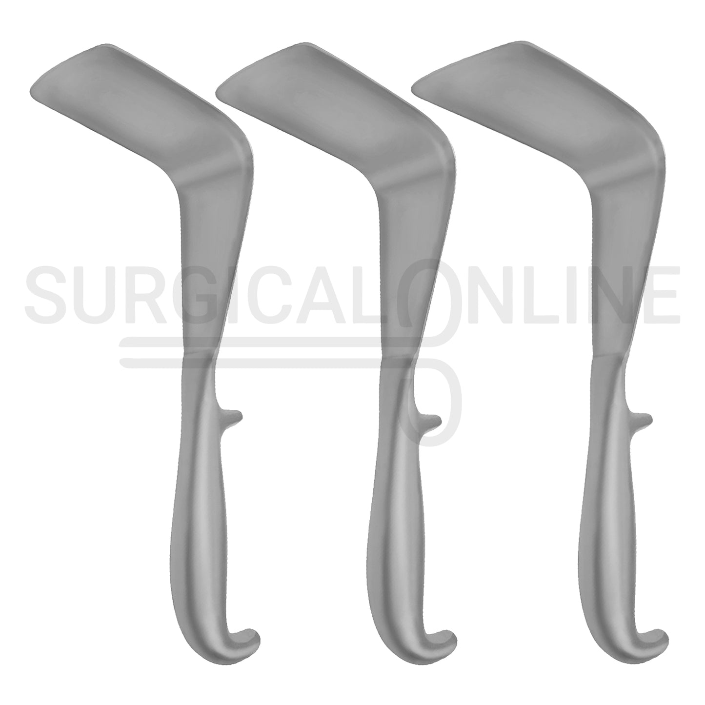 3 Pcs Doyen Vaginal Retractor 9.00″ Small, Medium & Large Set