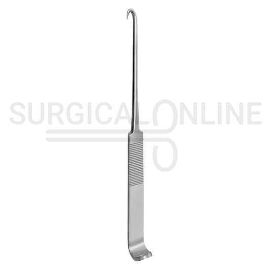 News Tracheal Hook Retractor 6″ Curved Sharp End