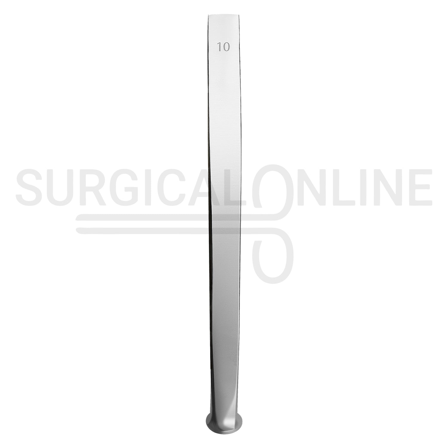 US Army Pattern Osteotome 6.25" Straight 10mm Wide