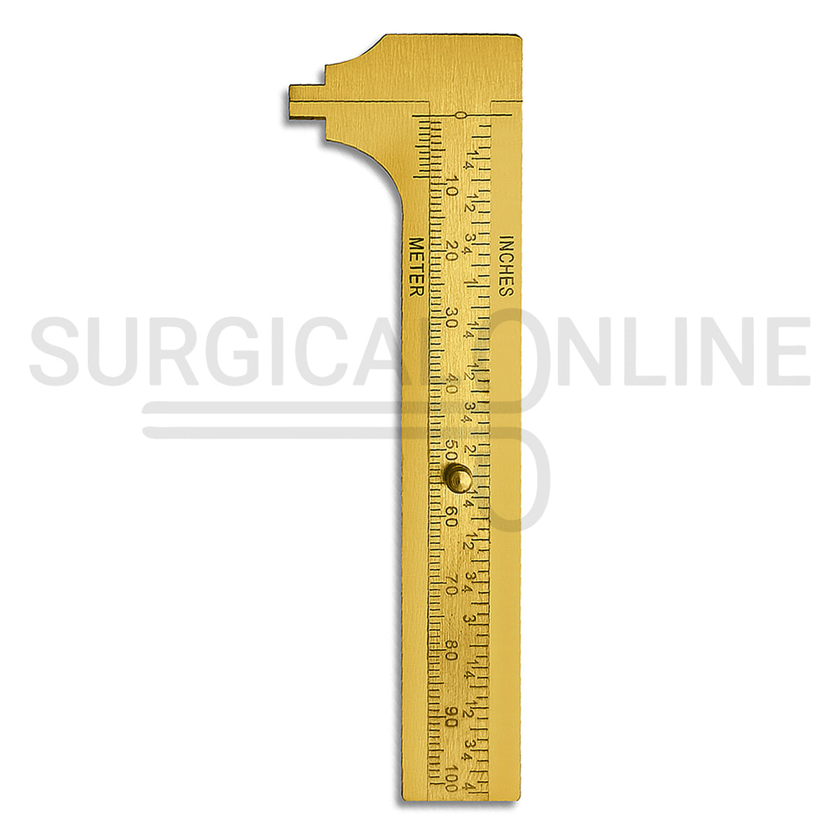 Brass Vernier Caliper Sliding Gauge 4.5″ 0–100mm