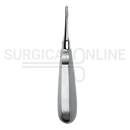 Serrated Dental Elevator 4mm Tip 6″