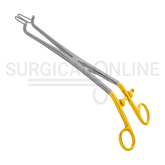 Kogan Endocervical Speculum 9.5″ With Gold Offset Handle