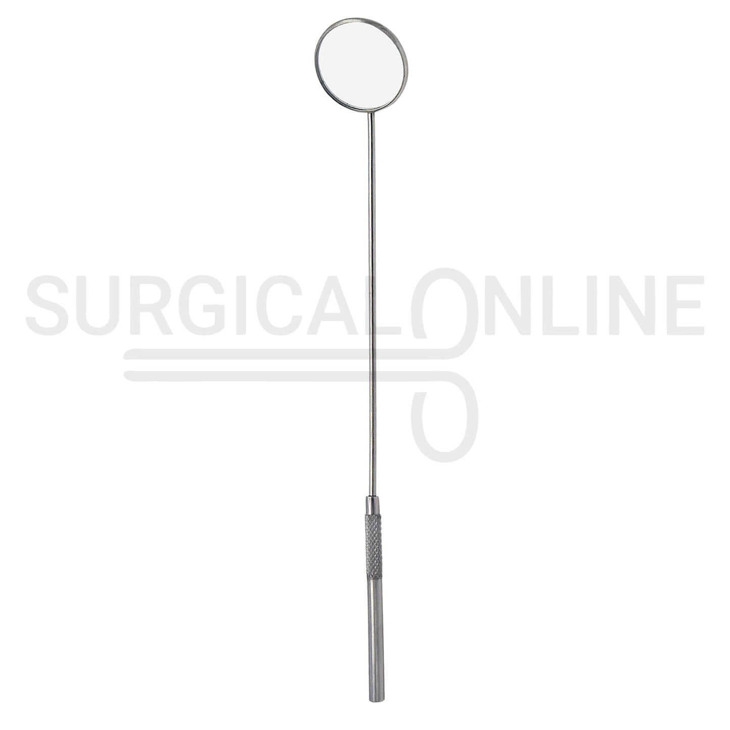 Laryngeal Mirror #10 34mm Angled Mirror With Grip Handle 8.25"