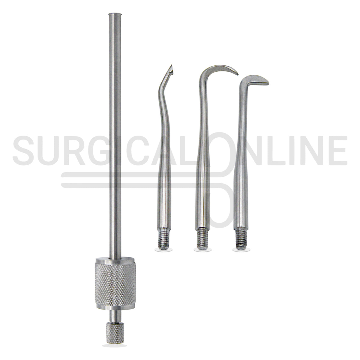 Morrel Crown Remover With 3 Attachment Tips Set
