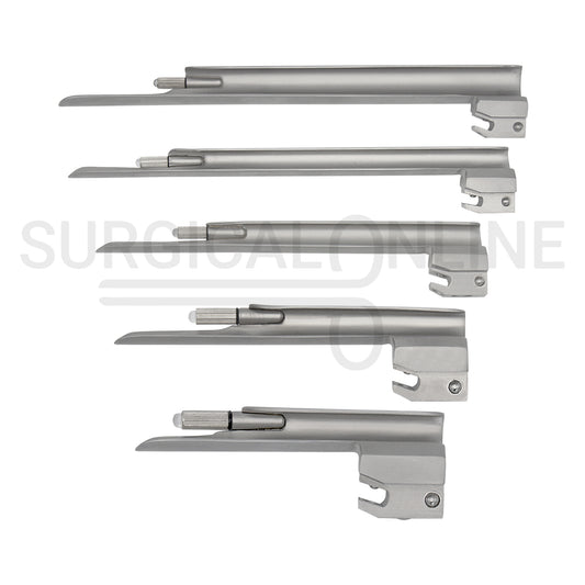Conventional Laryngoscope Miller 5 Blades Set