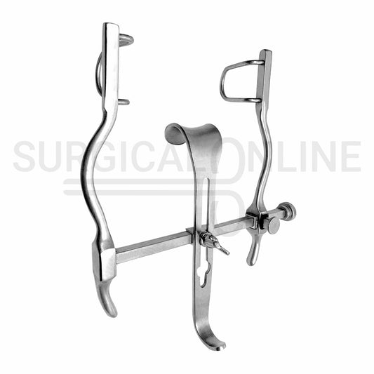 Pediatric Balfour Retractor 4.00" Spread With Fenestrated Blades
