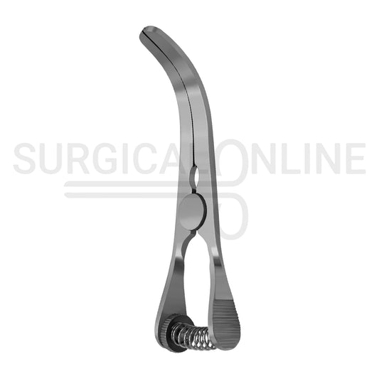 Glover Bulldog Clamp With Spring Adjusting Screw 3.5" Curved 4cm Jaws