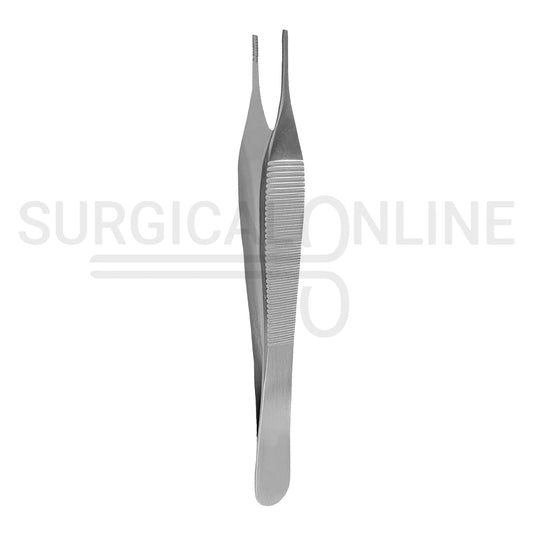 Adson Brown Tissue Forceps With 9X9 Teeth 4.75"