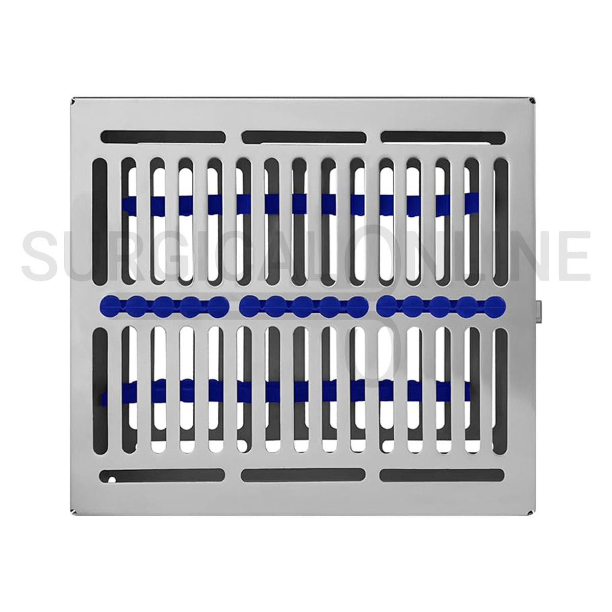 8 Instrument Elevators Sterilization Cassette Tray 7″ × 8″
